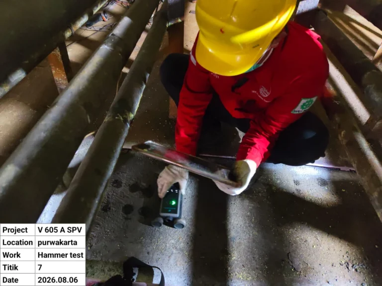 Dokumentasi Proyek SPV Lenzing Molten Tank V605A — dokumentasi lapangan 1